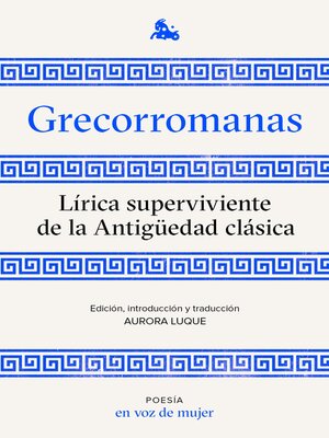 cover image of Grecorromanas. Lírica superviviente